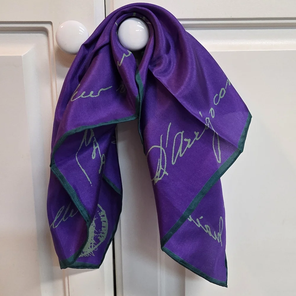 Anthropologie Italo-French Silk Neck Scarf